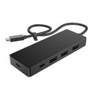 Hub USB-C HP Travel G3, 5 em 1, HDMI, Suporte 4K, Power Delivery, Preto - 86T46AAABA Hub USB-C HP Travel G3, 5 em 1, HDMI, Suporte 4K, Power Delivery, Preto - 86T46AAABA
