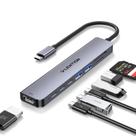 Hub USB C LENTION 8 em 1 com 4K @60Hz HDMI, 2 USB C e 2 USB 3.0
