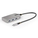 Hub USB-C StarTech.com de 4 portas com saída de vídeo 4K 60Hz 100W Hub USB-C StarTech.com de 4 portas com saída de vídeo 4K 60Hz 100W