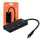 Hub Usb C Tipo C 4 Portas Usb 3.0 5Gbps Oex Para Mac Windows Hub Usb C Tipo C 4 Portas Usb 3.0 5Gbps Oex Para Mac Windows