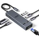 Hub USB-C UGREEN Revodok Pro 6 em 1 - com HDMI 4K e Gigabit Ethernet