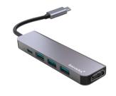 Hub USB-C ZERODAMAGE SAHARA 5 em 1 HDMI USB 3.0 PD