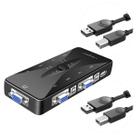 Hub USB Chaveador Switch Kvm 4 Portas VGA Mouse Teclado