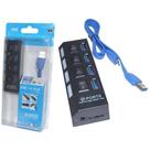 Hub Usb com 4 Portas High Speed 5 Gbps com Teclas On/off Suporta Hd até 1tb