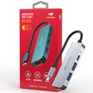 HUB USB Com Saída HDMI 4K, 2 Saídas USB e 1 Saída USB-C, C3Tech, HU-D50GY - Cinza