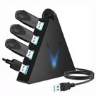 Hub USB JoyReken FlyingVhub USB 3.0 de 4 portas com cabo de 60 cm Hub USB JoyReken FlyingVhub USB 3.0 de 4 portas com cabo de 60 cm