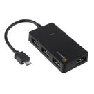 Hub USB OTG MakerSpot para porta Raspberry Pi Zero 4
