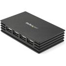 Hub USB StarTech.com, 4 portas, preto compacto, USB 2.0 com alimentação
