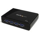 Hub USB StarTech.com 4 portas USB 3.0 SuperSpeed com adaptador de alimentação