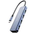 Hub USB SUODAO 10 Gbps USB C para USB 3.2 Gen 2 4 portas