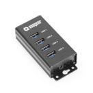 Hub USB USBGear de 4 portas USB 3.2 Gen 1 com adaptador de alimentação 5V/2A