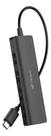 Hub USBC C3Tech HUC230BK 4 Portas USBC 2.0 480Mbps Preto
