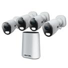 Hub Wi-Fi Night Owl de segurança doméstica com 4 câmeras HD 4K de 64 GB