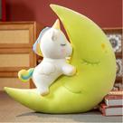 HUOGUO 61 cm Unicórnio Pelúcia Unicórnio Bicho de Pelúcia Almofada Lua Brinquedo Fofo Star Moon Plushie Cloud Almofadas para Crianças Namorada (Pelúcia Lua Unicórnio Verde)