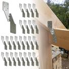 Hurricane Ties for Rafters Youyikoo, pacote com 25 unidades de aço galvanizado