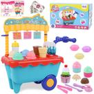 Ice Cream Cart Toys Gifts2U para crianças com 45 unidades de 3 a 6 anos