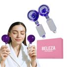 Ice Globes - Massageador Facial 2 Peças Cromoterapia lilás