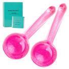 Ice Globes MonétBeauty para tratamentos faciais e aperta a pele rosa