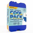 Ice Pack Reutilizável para Lancheira Slim - Embalagem Saudável (Conjunto com 4)