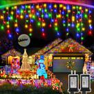 Icicle Lights Heceltt 960 LED 30m, 8 modos, temporizador, memória (pacote com 2 unidades)
