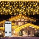 Icicle Lights ROSCOO 12.8m 400LED 8 modos IP65 à prova d'água