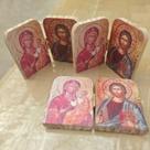 Ícone Católico Ortodoxo Criativo: Diptych De Cristo, O Mestre E a Virgem De Kazan Presente