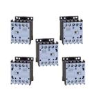 Ideal para Circuitos: Kit com 5 Mini Contatores Weg CWCA0-40 10A 24VCA!