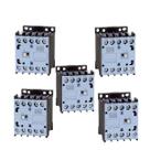 Ideal para Circuitos: Kit com 5 Mini Contatores Weg CWCA0-40 10A 24VCC!