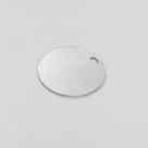 Identificação Plaqueta para Pets Redondo Inox 5 peças