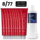 Igora Royal 8/77 Louro Cl Cobre (9 unidades) Ox 30 V. 1000ml