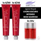 Igora Royal LOURO ESCURO INTENSO BEGE MARROM Igora Royal LOURO ESCURO INTENSO BEGE MARROM