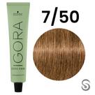 Igora Zero Amm 7/50 Louro Médio Dourado Natural 60 ml