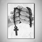Igreja entrada Quadro Religioso MDF 30x20cm