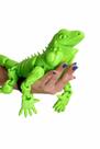 Iguana Articulada Flexível Grande Decoração Presente