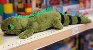 Iguana De Pelúcia Réptil Verde 60cms