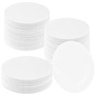IKAYAS 60 peças de tapete branco, marcadores de manchas, pontos de chão para sala de aula, círculos de carpete de uma cor, pontos de chão, pontos de chão, marcadores de carpete para decoração de sala de aula, material para professores