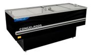 Ilha De Congelados Com Vidro Reto 2 Metros Polofrio 220V