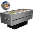 Ilha de Congelados Inox 568L Fricon ICED568 Freezer Dupla Ação