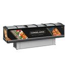 Ilha De Congelados Plus Gesv-290c Preto Vidro Curvo 220V - Gelopar