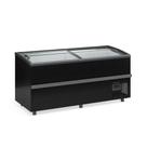 Ilha para Congelados Expositor Tampa Retratil 1,87m GISM-190 PR Preta 127-220V - Gelopar