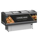 Ilha para Congelados/Resfriados 1,90m Vidro Curvo LED GESV-190C PR Preta Gelopar Ilha para Congelados/Resfriados 1,90m Vidro Curvo LED GESV-190C PR Preta Gelopar