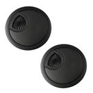 Ilhó de mesa aoozleny para organizador de fios, 53 mm, preto, pacote com 2 unidades