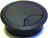 Ilhó de mesa Jandorf 61610 ajustável de plástico preto
