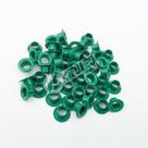 Ilhós Aluminio nº 54 Verde Médio 3/16 polegadas 3377 - 50 unidades