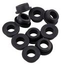 Ilhós de borracha de silicone EASYEAH, orifício de perfuração de 1 polegada, 5/8 polegadas, ID, pacote com 10