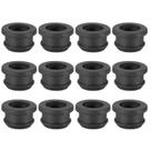 Ilhós de borracha PATIKIL 18 mm, furo de perfuração, 14 mm, ID, 23 mm, OD, 12 unidades