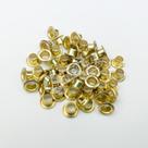Ilhós Latão nº 54 Dourado 3/16 polegadas - 50 unidades