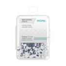 Ilhós Mimo Creating Estrela Branco 4,5mm 50 unidades
