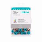 Ilhós Mimo Creating - Flor - Azul Claro - 5 mm - 50 Unids Ilhós Mimo Creating - Flor - Azul Claro - 5 mm - 50 Unids