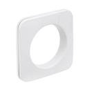Ilhos para cortina 28mm quadrado branco